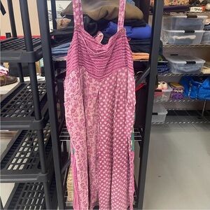 Kantha Bae Crossroad Jumpsuit OSFA PINK!